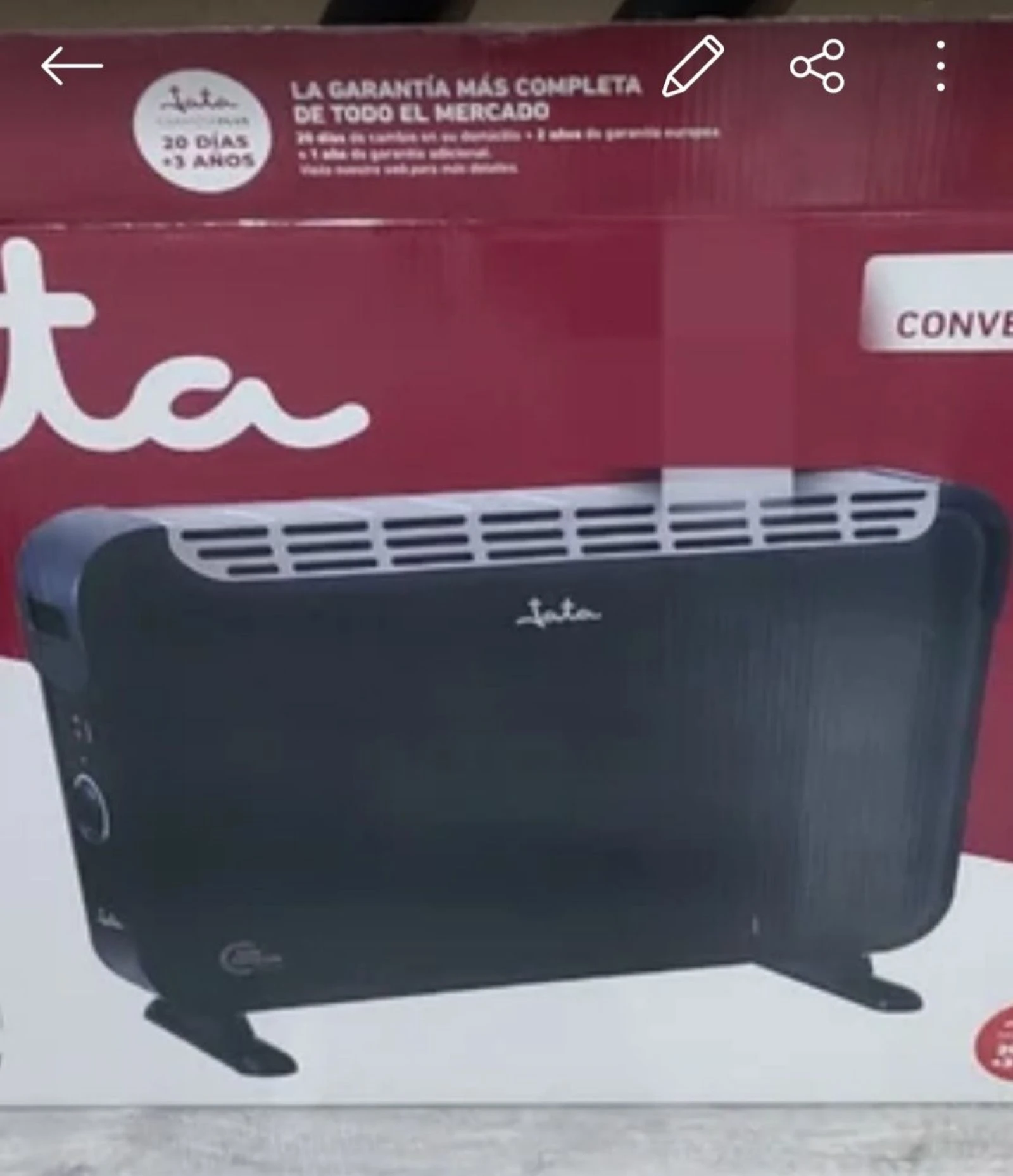 Calefactor jata
